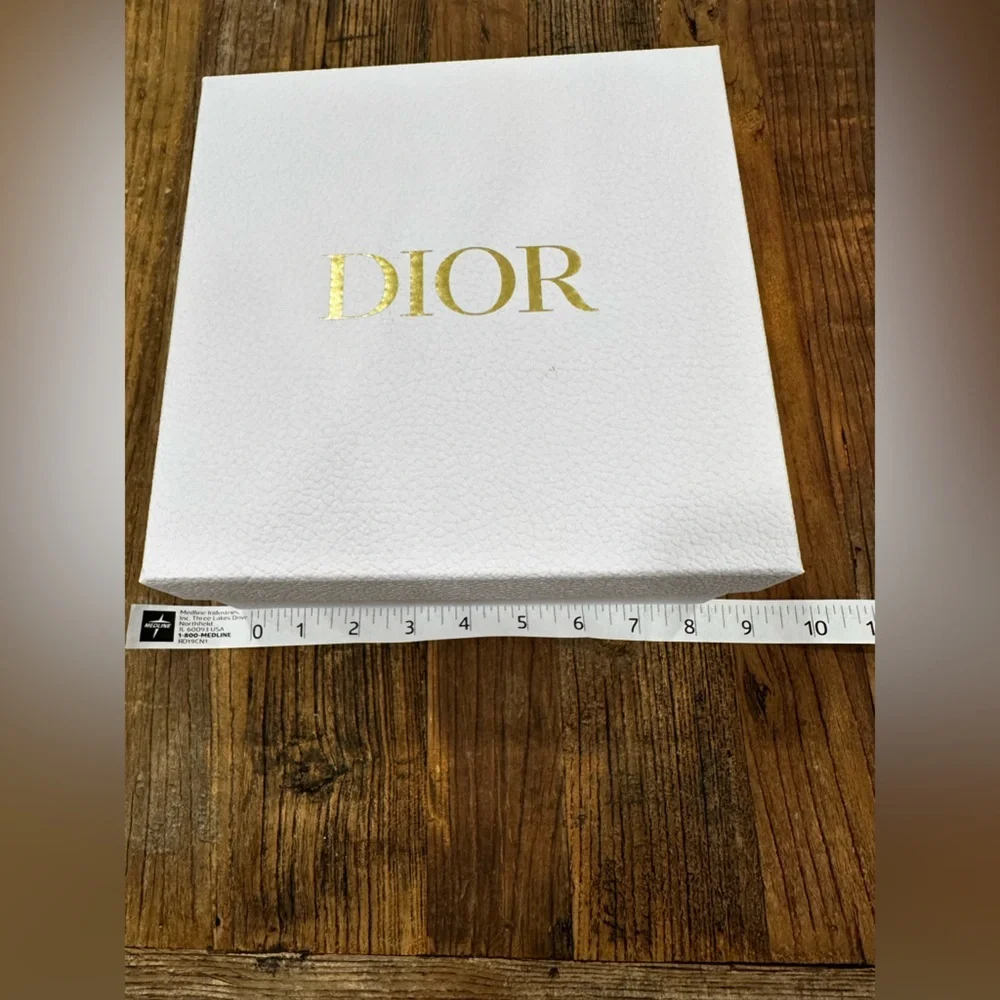 Dior White Box with Gold Logo